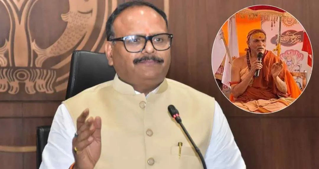 शंकराचार्य विवाद पर सियासत तेज: डैमेज कंट्रोल में उतरे ब्रजेश पाठक, शिवपाल के बयान से बढ़ी मुश्किलें