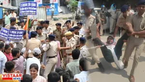 BJP सरकार ने पटना में छात्रों पर बरसाई लाठियां